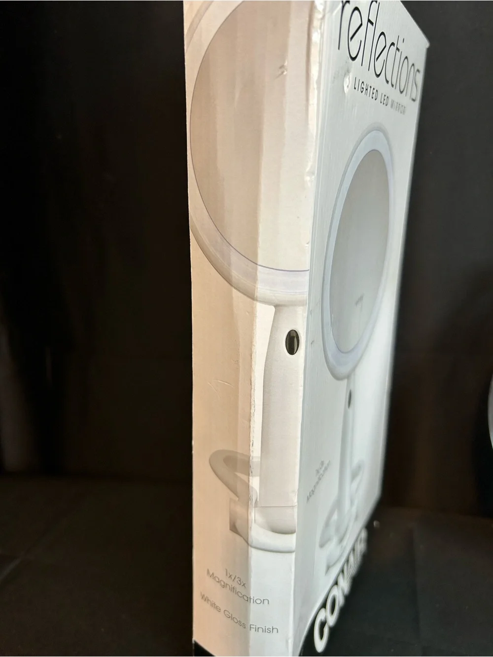 Conair Reflections Magnification Lighted LED Mirror & Honeybull Suction Mirror
